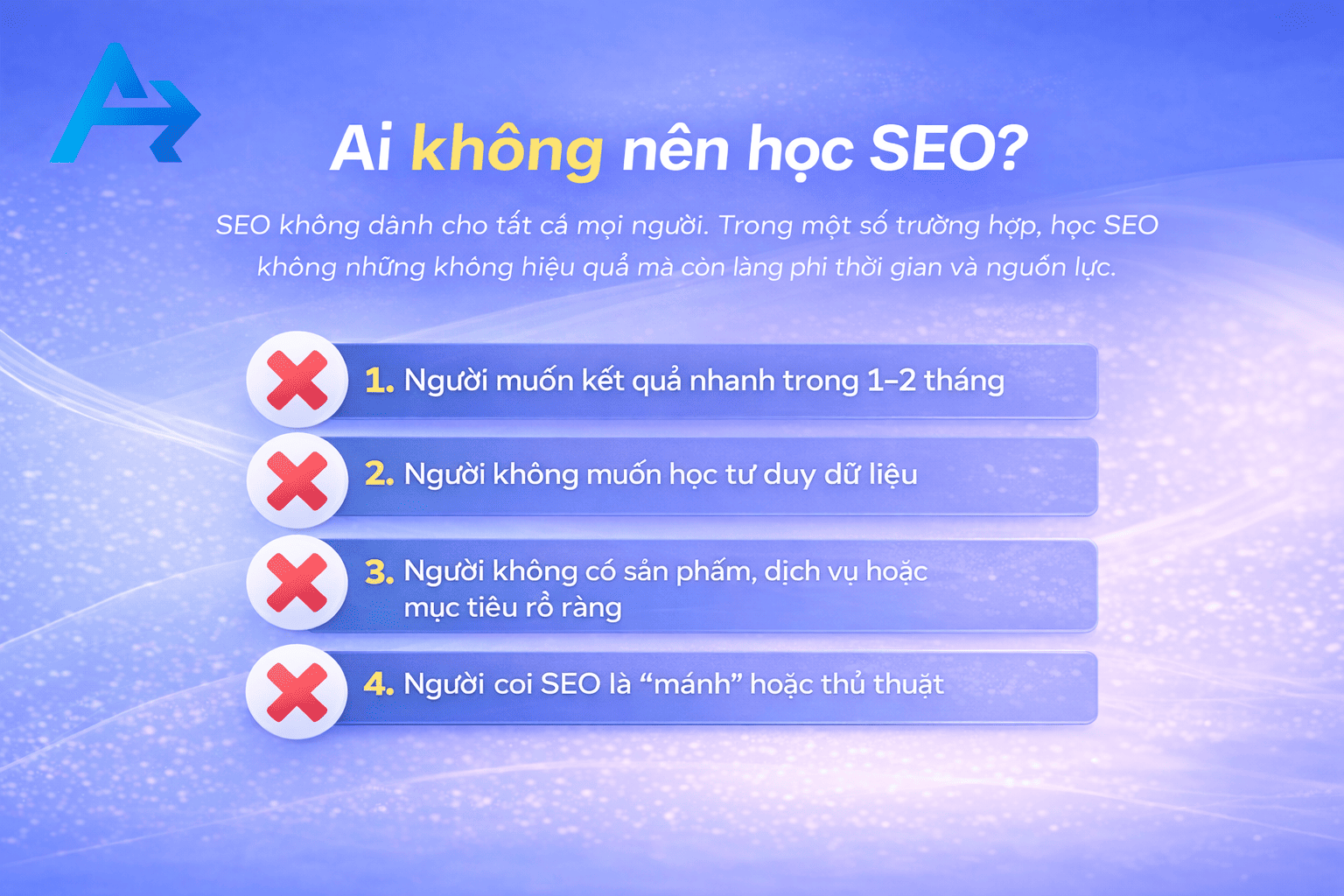Ai không nên học SEO