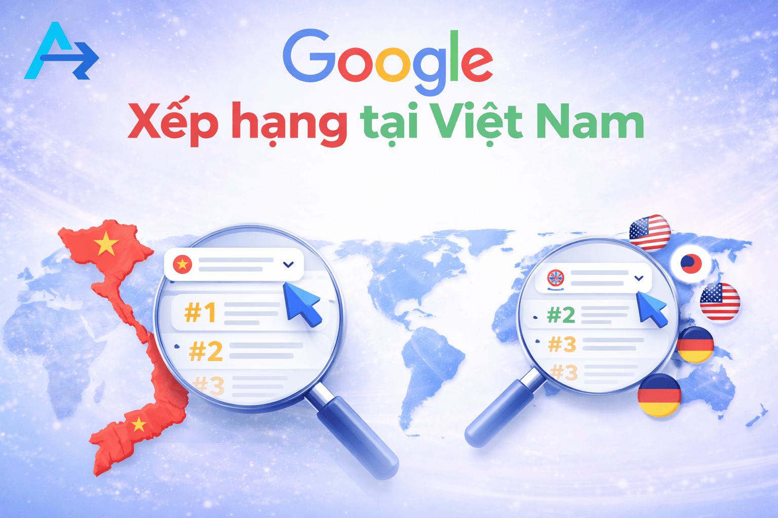 Google xếp hạng tại Việt Nam có khác so với thị trường nước ngoài không