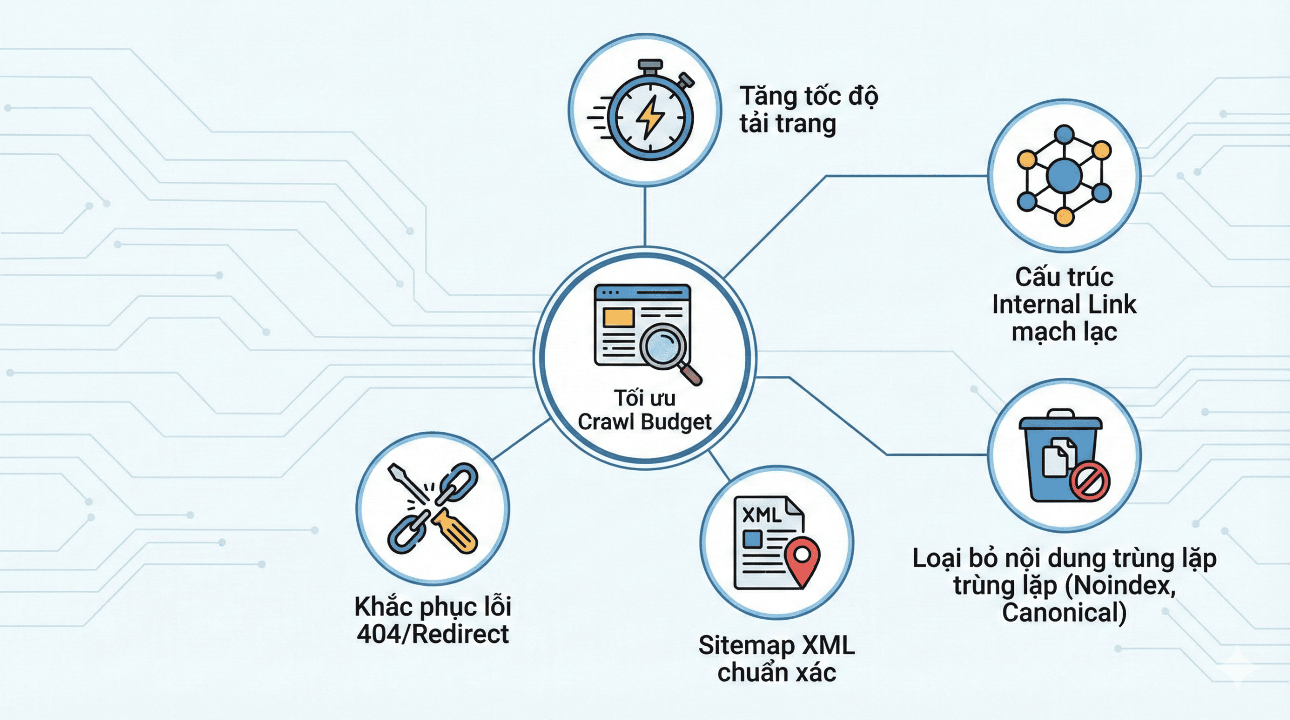            Các bước tối ưu ngân sách thu thập dữ liệu