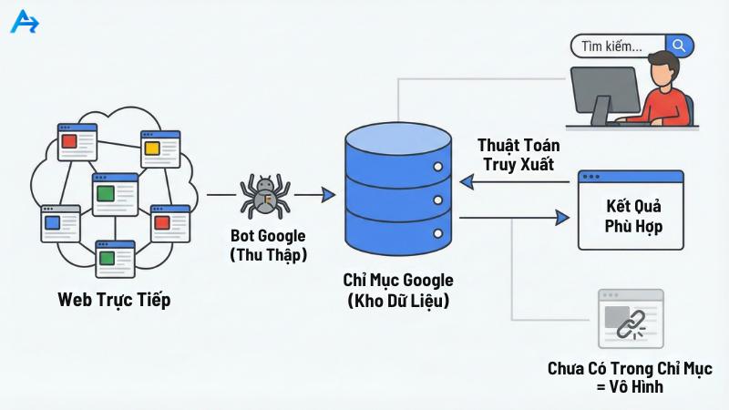 Cơ chế vận hành của "Cỗ máy tìm kiếm" Google