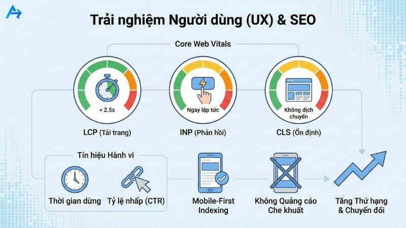 Trải nghiệm người dùng (User Experience & Core Web Vitals)