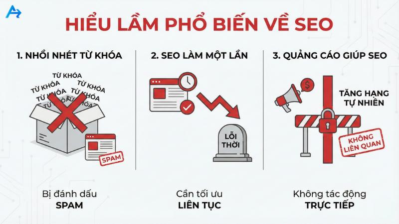 Những hiểu lầm phổ biến về cách SEO vận hành