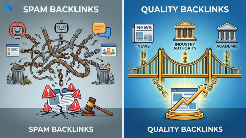 Vì Sao SEO Lên Chậm? Bài Toán Nan Giải Của Doanh Nghiệp 10 Hồ sơ Backlink kém chất lượng (Off-page)