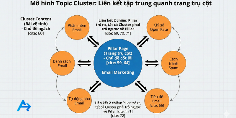         Mô hình Topic Cluster