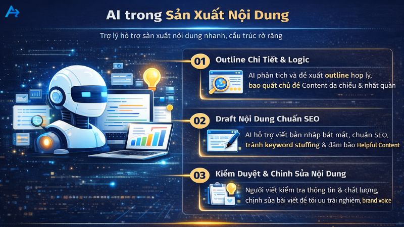 AI trong sản xuất nội dung