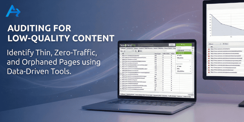 Screaming Frog, Ahrefs hoặc Google Search Console để rà soát website