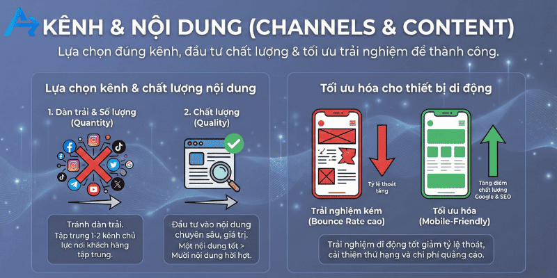 Lựa chọn đúng kênh và nội dung để tăng hiệu quả chiến dịch