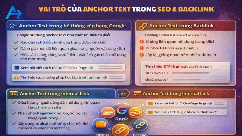 Vai trò của Anchor Text trong SEO & Backlink