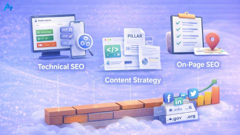 4 thành phần chính của SEO tổng thể