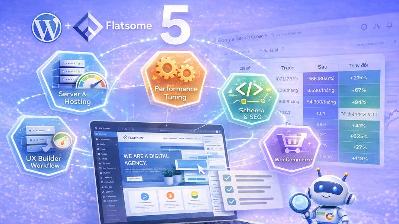 5 yếu tố quyết định website Flatsome chuẩn SEO