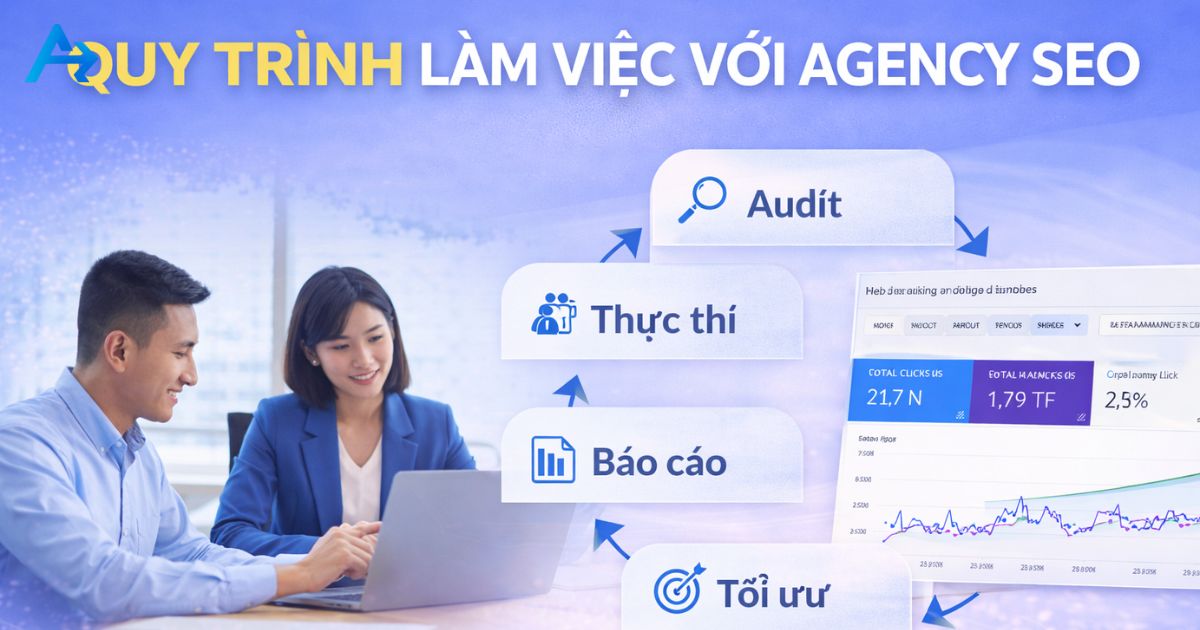 quy trình làm việc với Agency SEO